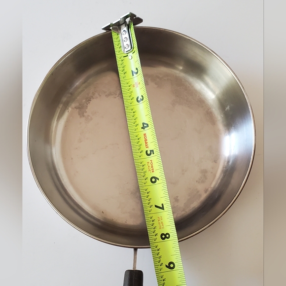 Revere Ware 1801 Vintage Copper Bottom 8" Skillet Pan - NO LID - EUC - Picture 4 of 4